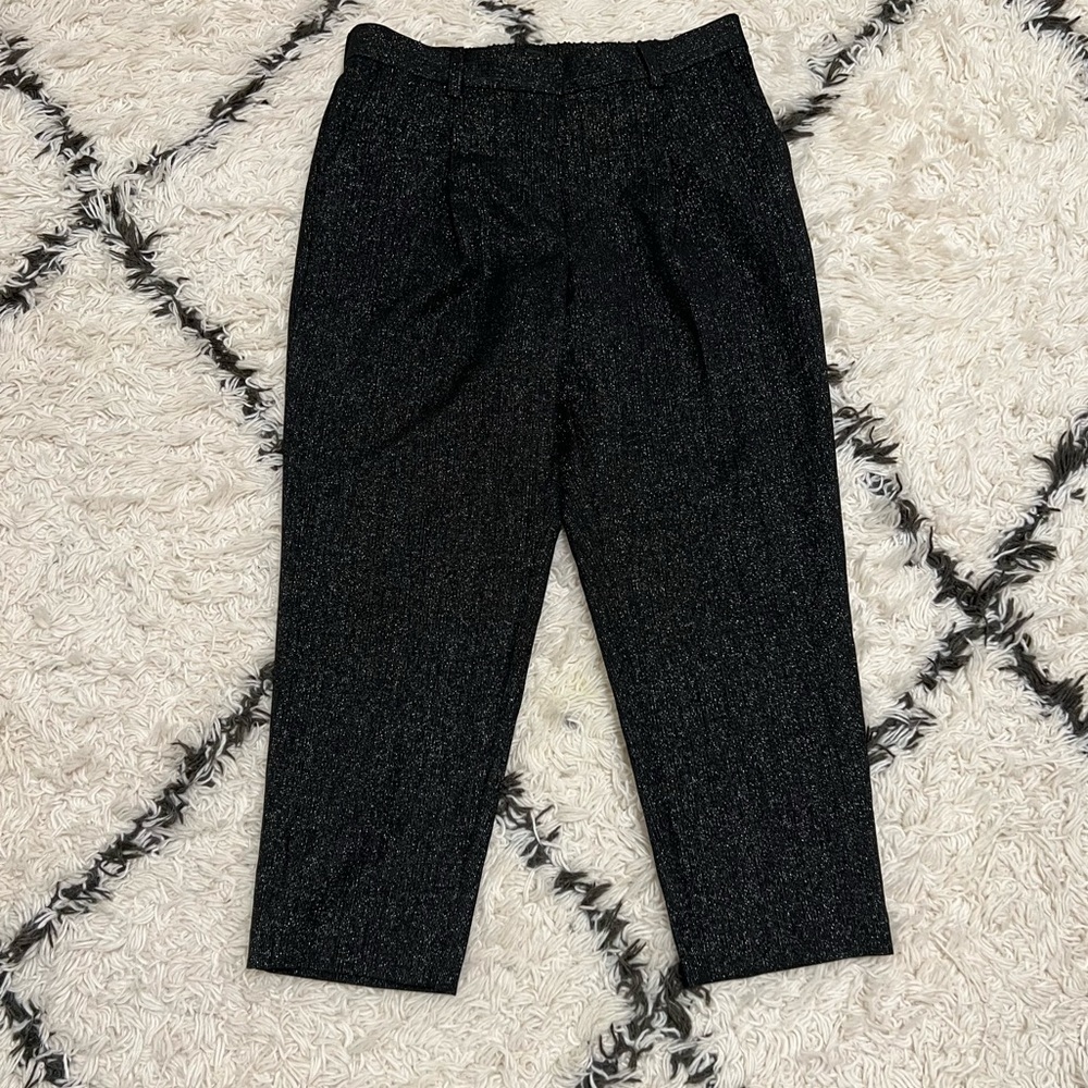 THE LOFT - Sparkle pleated ankle pant